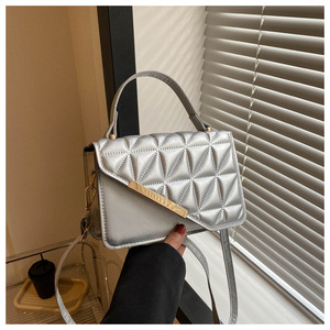 Diamond <b>Hand</b>-held One-shoulder Crossbody <b>Small</b> square <b>Bag</b> Women's <b>Bag</b>.Z0040 - Product Image 1