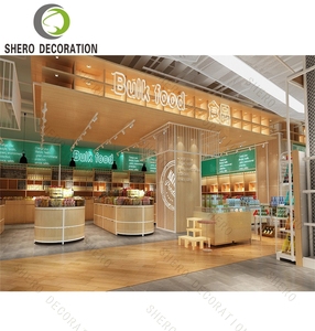 Muebles de Exhibición Desmontables Modernos para Supermercados, Diseño Personalizado con Plano de Planta, Reutilizables para Estantes de Vidrio y Metal - Product Image 2