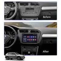 Radio mobil Android untuk Volkswagen Tiguan 2 Mk 2017-2020 Multimedia Carplay Player mobil Stereo Autoradio Head Unit navigasi GPS