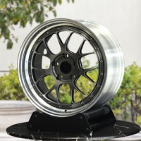 Jantes forgées deux pièces à déport profond 18 19 20 22 pouces 5x108 5x112 5x114.3 5x120 pour voitures particulières Mercedes-Benz Audi S6 C7 Mustang