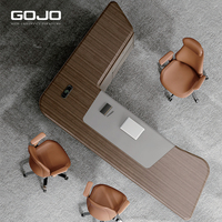 Bureau de direction en bois haut de gamme Table de directeur de PDG moderne Meubles De Bureau Mobilier De Bureau
