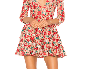 OEM 2023 Robe d'été pour femmes, élégante, romantique, sexy, col en V, manches longues, volants, dentelle crochet, superposition, mini robes tendance - Product Image 6