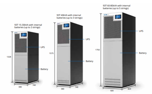 UPS en Torre Trifásico de Doble Conversión en Línea 93T 100KVA/100KW 380V Compatible con Baterías de Litio/VRLA - Product Image 6