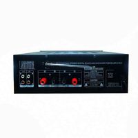 Lecteur de musique karaoké AOSHEN pour la maison, 4 entrées micro, mixeur, 2.0 canaux, mini amplificateur audio stéréo intégré, amplificateur audio professionnel
