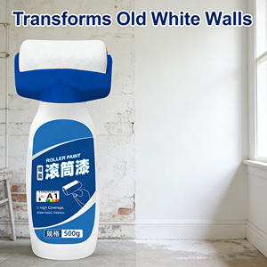 Roller <b>Paint</b> White Wall Repair Paste Wall Repair <b>Paint</b> Indoor Repair Household Self-Brushing Interior Latex Renovation <b>Paint</b> - Product Image 4