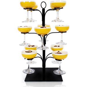 Soporte de Metal Resistente y Moderno para Copas de Champán, Soporte para Cócteles, para Cerveza Cambodiana Tennent's Lager Level <span class=keywords><strong>Fantasy</strong></span> - Product Image 2