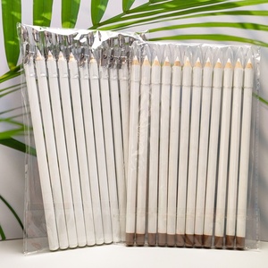 Pensil Alis Kayu <span class=keywords><strong>Vegan</strong></span> Alami Profesional Label Pribadi OEM - Putih & Hitam Tahan Air Tahan Keringat Tahan Lama untuk Penataan Alis - Product Image 1