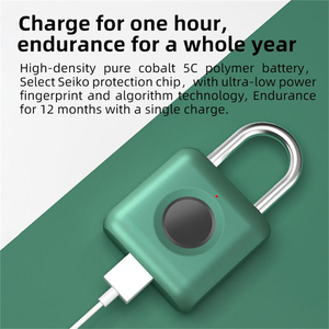 <span class=keywords><strong>China</strong></span>, venta al por mayor, USB para exteriores, huella dactilar con tiempo de uso prolongado, candado de seguridad industrial de acero inoxidable a prueba de agua de Metal - Product Image 4
