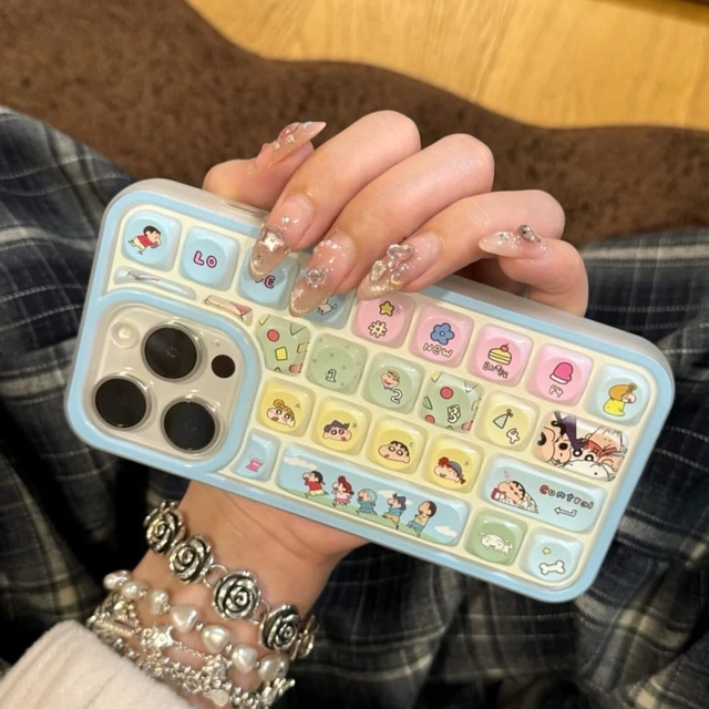 New Arrival Ins Style TPU Keyboard Case for iPhone 13 14 15 16-Fashion Design Mobile Phone Cases by Promax