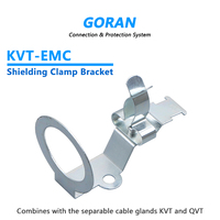 Pince de blindage EMC pour câbles, pince de mise à la terre pour presse-étuies séparables KVT/QVT, remplace les press-étuies EMC, câbles avec bornes