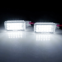 Lampe de porte de courtoisie LED de voiture blanche au xénon super brillante pour Acura MDX RLX TL ZDX TLX Lumière de bienvenue de porte OE 34257-SNB-003