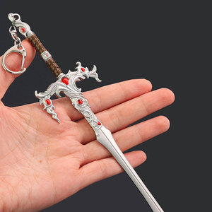 Modelo Decorativo del Juego Baldur's Gate <span class=keywords><strong>3</strong></span>, Artículo de Colección, Periférico del Juego, Katana de Metal de 22 cm, Modelo de Espada para Llavero - Product Image 5
