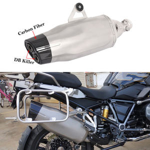 Pot d'échappement pour moto, slip-on pour BMW R1250GS ADV R1250 GS <span class=keywords><strong>Adventure</strong></span> <span class=keywords><strong>2008</strong></span> 2009-2017, silencieux en fibre de carbone, DB Killer, tuyau de liaison - Product Image 2