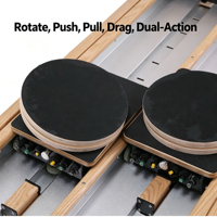 Reformer Pilates CoreAlign en érable massif, anti-déformation, durable et portable, avec cordes multi-élastiques pour studio