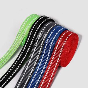 Imitation Nylon <b>Webbing</b> Band Polyester Tape <b>Webbing</b> Pure Color Reflective <b>Webbing</b> Ribbon for Bags Home Textiles Belts Strap - Product Image 3