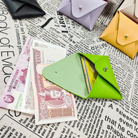 Dompet Kulit PU YinHui-concept Normcore/Minimalis, Tempat Kartu, Kantong Koin, Logo/Pola Dapat Disesuaikan, 3-in-1, Untuk Kartu Bisnis