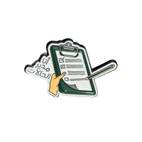 Großhandel Niedliche Kreative Individuelle Cartoon-Soft-Emaille-Pins Metall-Abzeichen Campus Weihnachts-Dekorative Broschen
