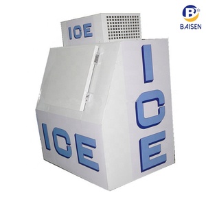 380L Oblique Porte Extérieure de stockage de sac de glace congélateur <span class=keywords><strong>Distributeur</strong></span> De Glace bac À Glaçons - Product Image 6