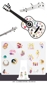 100ชิ้น/ถุงสติกเกอร์กันน้ำสำหรับกระเป๋าเดินทางรถกีตาร์แล็ปท็อปและสเก็ตบอร์ดของตกแต่ง - Product Image 5