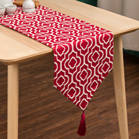 Nouveau drapeau de Table Jacquard chemin de Table ensemble Style marocain motif géométrique chemin de Table
