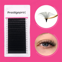Extensions de cils professionnelles Mega Volume à éventail souple individuel 0.05 pour un effet naturel, prix de gros