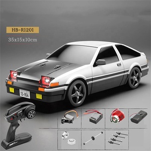 <span class=keywords><strong>HB</strong></span> Toys R1201 R1202 Auto in Scala 1/12 Initial <span class=keywords><strong>D</strong></span> AE86 4WD RC Drift Truck RTR con Luci LED, Giroscopio ESP, Telecomando Preciso 2.4Ghz - Product Image 5