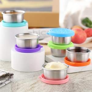 Récipients de vinaigrette réutilisables plus de sécurité alimentaire favorable à l'environnement pour tenir des vinaigrettes et d'autres sauces - Product Image 1