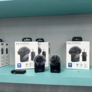 F11 Wireless Lavalier Microphone 20Hz-20KHz Noise Reduction For Live Streaming Interviews Filming - Product Image 1