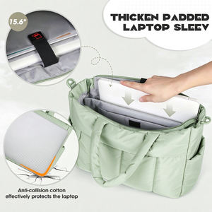 Sac fourre-tout matelassé léger en nylon à imprimé léopard résistant à l'eau pour femme avec fermeture éclair, taille 7 pouces, pour les voyages et l'usage quotidien - Product Image 3