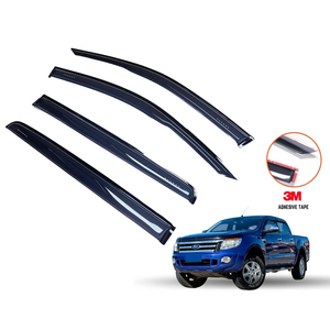 Cho Ford <span class=keywords><strong>Ranger</strong></span> 2012 <span class=keywords><strong>px</strong></span> Raptor MK1 <span class=keywords><strong>MK2</strong></span> MK3 thời tiết lá chắn cửa sổ Visor bảo vệ xe làm lệch hướng - Product Image 1