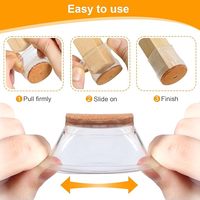 Protections de pieds de meubles en silicone antidérapant robustes, protège-planchers pour chaises et tables, anti-rayures pour usage commercial et de bureau