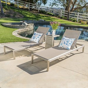Nouveau modèle moderne de chaise longue de jardin en métal imperméable pour hôtel, île de loisirs, station balnéaire – Excellent rapport qualité-prix - Product Image 1