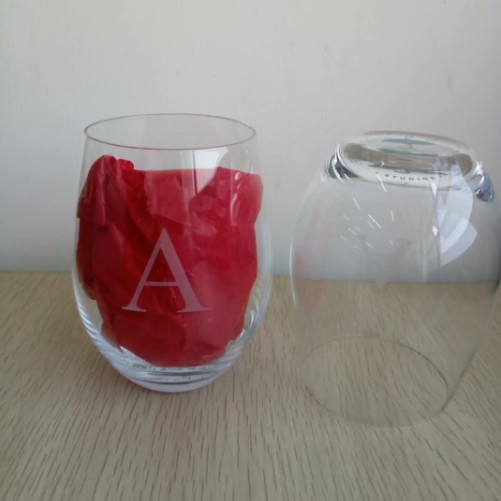 Mr & Mrs Personalized Wine Glass Stemless Wine Glasses Couple Wine Glass