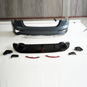 Pare-chocs arrière de style RS3 avec diffuseur et embouts d'échappement pour <span class=keywords><strong>A3</strong></span> S3 8Y berline hayon 2020 2021 2022 <span class=keywords><strong>2023</strong></span> 2024 - Product Image 4