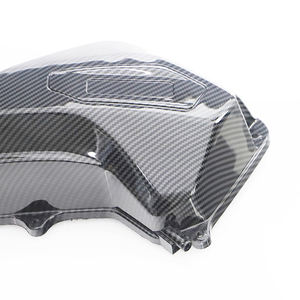 Partes del cuerpo de la motocicleta Cubierta de filtro de aire transparente Piezas de carbono Cubierta de filtro de aire para Honda PCX 2018 - Product Image 5