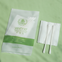 Kit d'articles de toilette jetables pour hôtel avec brosse à dents et dentifrice pour chambre d'hôtes, fournitures hôtelières