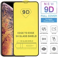 Protecteur d'écran 9D pour Samsung Galaxy S25 Edge S24 Plus S23 FE pour iPhone 17 16 Pro Max Écran en verre trempé pour téléphone portable