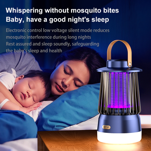 Lampe anti-moustiques UV, certifiée CE, FCC, RoHS, en ABS, répulsif électrique contre les moustiques, lampe LED tue-mouches, lampe anti-insectes, tueur de moustiques - Product Image 3