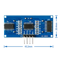 Detektor Gelombang Ultrasonik, HC-SR04 HC SR04 HCSR04 Sensor Jarak Modul Sensor Jarak UNTUK Arduino 3.3V ~ 5V