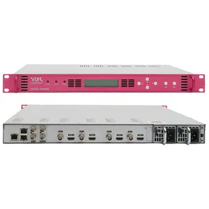 YUK2000-4 sistema di trasmissione TV digitale 4 canali HDM I MPEG2 H264 1080i HD SDI ASI IP Encoder multicanale HDM I Encoder