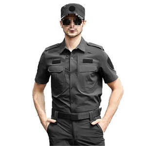 Nuevo uniforme <span class=keywords><strong>de</strong></span> instructor <span class=keywords><strong>de</strong></span> <span class=keywords><strong>seguridad</strong></span> y entrenamiento <span class=keywords><strong>de</strong></span> estiramiento <span class=keywords><strong>de</strong></span> cuatro vías azul y negro, equipo <span class=keywords><strong>de</strong></span> verano <span class=keywords><strong>de</strong></span> secado rápido <span class=keywords><strong>para</strong></span> <span class=keywords><strong>guardias</strong></span> - Product Image 2