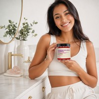 Gommes probiotiques vaginales pour femmes, soutien de l'équilibre du pH, complément à l'ananas et à la canneberge, végétalien, naturel, 30 portions, marque privée