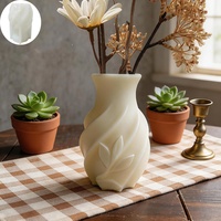 Nouvelles idées : Moule en silicone 3D en relief en forme de feuille, style Instagram, pour DIY, résine époxy, arrangement floral, ornement, vase, pot de fleurs