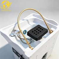 Bac à shampooing mobile, spa capillaire pour salons de beauté, utilisé dans les salons de beauté, de coiffure et de massage, avec réservoir d'eau de 60 litres
