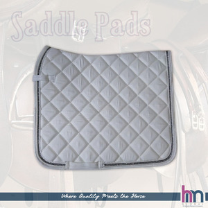 Drassage HM GLOBAL - Almohadilla de Silla de Montar Duradera y Cómoda, Hecha de Tela de Algodón, con Borde de Espuma de 16 mm, Forro de Doble Cordón de Cristal - Product Image 3