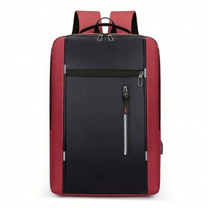 Custom Multi Functional Waterproof Geometric Zipper Oxford USB Charging <b>Laptop</b> <b>Backpack</b> Logo Wholesale Large Capacity 24L - Product Image 5