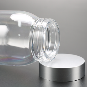 Suplemento transparente de 1 oz, contenedor vacío, polvo transparente, proteína, plástico, tarro acrílico, embalaje, cápsula de medicina, botella de píldora - Product Image 2