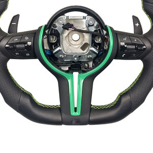 Volant en cuir chauffant personnalisé avec fibre de carbone pour X5 M2 M3 M4 M5 (F10/<span class=keywords><strong>F50</strong></span>/F30/F32/F80/F82/F90/E90/E92/E60/E63/G20/G30) - Product Image 5