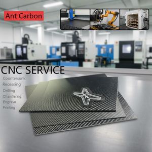 Plaques en fibre de carbone haute résistance 3K de 2 mm et 3 mm, épaisseur personnalisée, pour pièces de châssis de drone - Product Image 6