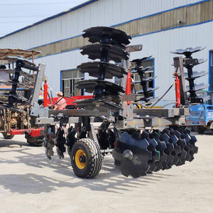 Grada de discos resistente montada en tractor agrícola para una labranza eficiente del suelo y preparación de tierras agrícolas con control hidráulico - Product Image 1